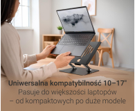 Silver Monkey Aluminiowa podstawka pod laptopa Ergo Fix - 1479558 - zdjęcie 6